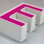 3D channelleume letters